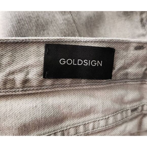 Goldsign The Relaxed Straight Button Fly Jeans Size 28 - Picture 6 of 10